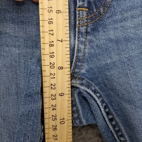 Everlane Jeans Womens 28 Medium Wash Stretch Mid Rise Skinny Leg *Read* - Picture 9 of 15